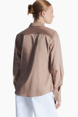 Akio shirt // brown