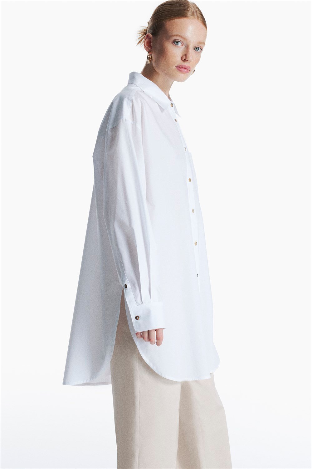 Gai oversize shirt // white