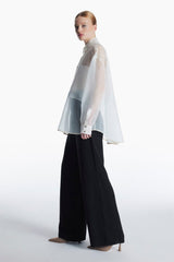 Yori shirt // silk organza